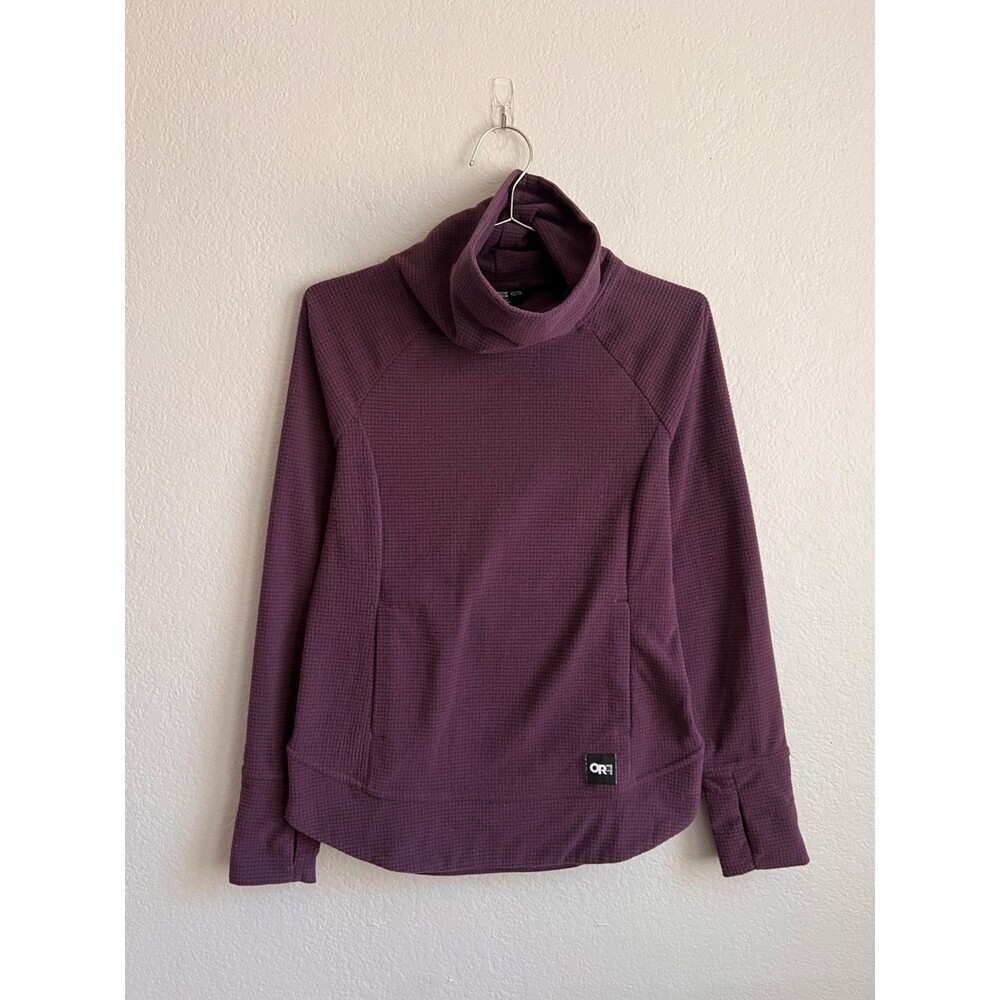 Outdoor Research Women's Trail Mix Cowl Pullover in Amethyst (Purple) Size XS